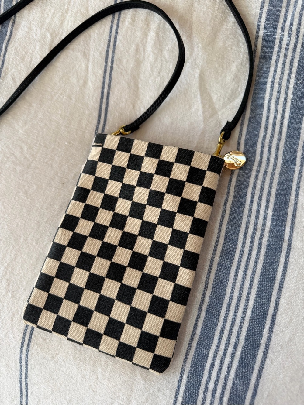 Clare V. Checkered Crossbody Bag - Picture 2 of 7